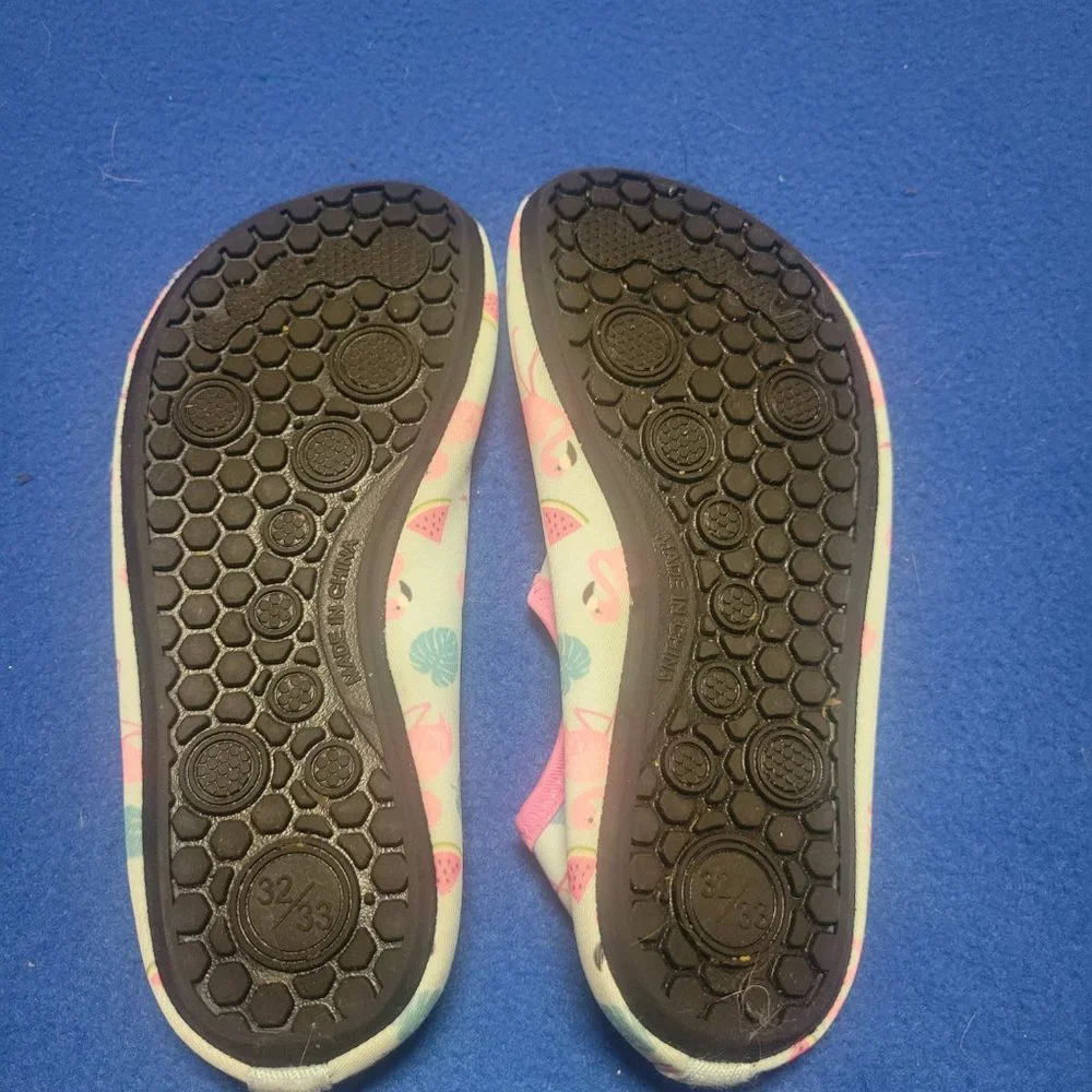 Weestep Little Kids Quick Dry Lightweight Aqua Shoe - SZ 1.5 & Flamingo Goggles! - Picture 5 of 7